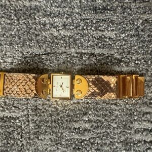 Michael Kors Gold and Brown Women's Watch